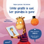 Little giraffe is sad, her grandpa is gone