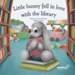 Little bunny fell in love with the library